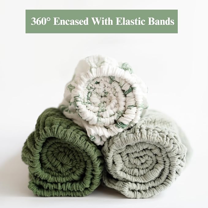 3 Pack Muslin Changing Pad Covers - Image 6