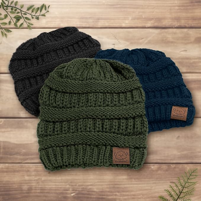 3-Pack Baby Beanies for Boys, Girls - Image 9