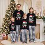Awoscut Christmas Family Matching Pajamas Christmas Pjs Holiday Nightwear - Image 4