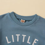 Toddler Baby Boy Clothes Solid Color Long Sleeve Crewneck Sweatshirt Top Casual - Image 3