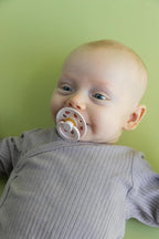 BIBS Studio Soother 2-Pack, BPA Free Dummy Pacifier, Round Nipple. Natural - Image 5