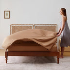 Bedsure Queen Sheet Set, Rayon Derived from Bamboo, Cooling Sheets, Breathable - Image 5