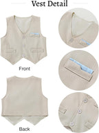 nilikastta Toddler Baby Boy Clothes Suit Gentleman Wedding Outfits Formal Dress - Image 5