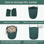 Cotton Rope Laundry Basket Hamper - Image 6