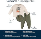 Gerber baby-boys Baby Boys' Jogger Set - Image 4