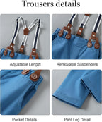 nilikastta Toddler Boy Outfit Boy Suit Boy Dress Shirt - Image 5