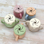 Honey Jar Pot 3-in-1 Silicone Training Cup 8.5oz, Baby Sippy Cup - Image 4