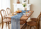 FEXIA Dusty Blue Cheesecloth Table Runner Boy Baby Shower Wedding Decorations - Image 7