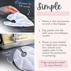 Cradle & Grace ClayLuxe Breast Therapy Packs, Natural Clay Hot & Cold Breast - Image 5