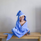 Hooded Baby Towel for Kids 2-8 | Large 100% Cotton Baby Shark Towel for Boys or - Image 3