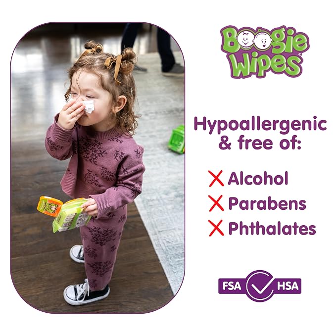 Boogie Wipes Wet Wipes for Baby and Kids, Chamomile and Vitamin E, Fresh Scent - Image 3