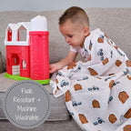 LollyBanks Swaddle Blanket, 100% Cotton Muslin Swaddle Blankets - Image 3