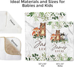 MDPrints Personalized Woodland Baby Blankets - Image 5