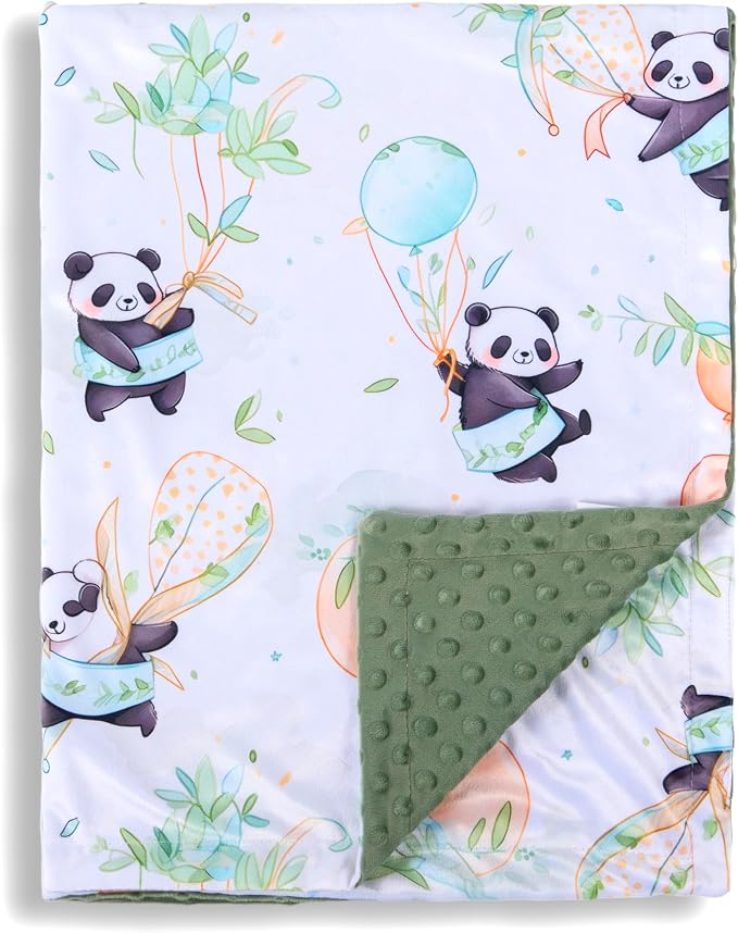 Baby Blanket for Boys Girls Soft Minky by Donsonny
