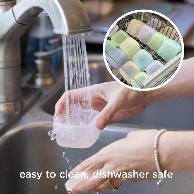 Olababy Clear Sense Silicone Storage Containers 4pk - Image 6