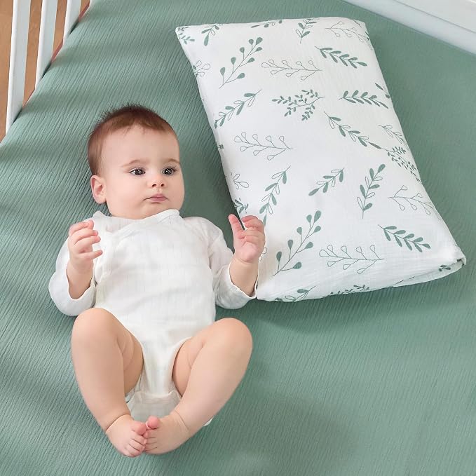 JELLYMONI 4 Pack Muslin Toddler Pillowcase - Image 4
