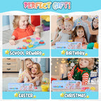 Baby Bath Toys, Mold Free Silcone Shape Sorting & Stacking Bath Toy Set - Image 6