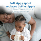 Dr. Brown's Milestones Wide-Neck Sippy Spout Bottle - Image 3