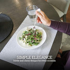 Gray and White Disposable Placemats - Image 4
