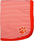 Creative Knitwear Clemson Tigers Striped Baby and Toddler Blanket by CollegeBaby