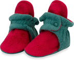 Zutano Unisex Fleece Baby Booties, Two Snap Closure, Newborn to 24 Months by Zutano