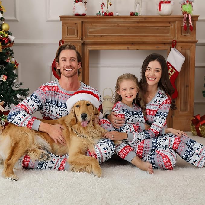 Weixinbuy Family Pajamas Set Christmas Pjs Matching Clothes Pajamas - Image 5