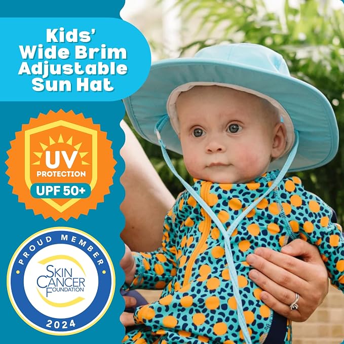 SwimZip Wide Brim Sun Hat | UPF 50+ Protection - Image 2