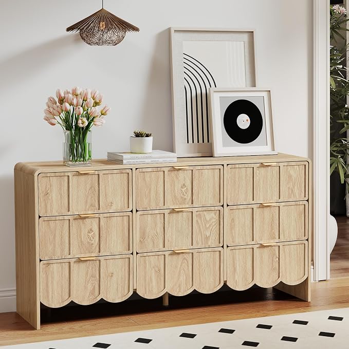 9 Drawer Dresser for Bedroom, Modern Closet Chest of Drawers - Image 8