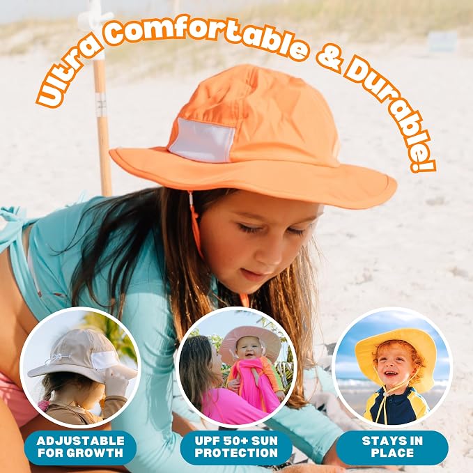 SwimZip Wide Brim Sun Hat | UPF 50+ Protection - Image 6