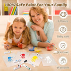 Family Handprint Kit, Hand Prints Keepsake Frame, DIY Craft Gift - Image 4