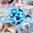 GOGOSO Ball Pit Balls Stars Moon Shapes Plastic Pitballs - Image 4