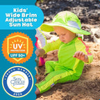 SwimZip Wide Brim Sun Hat | UPF 50+ Protection - Image 2