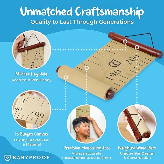 Growscroll Modern Kids Growth Chart - Image 3
