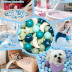 GOGOSO Ball Pit Balls Stars Moon Shapes Plastic Pitballs - Image 4