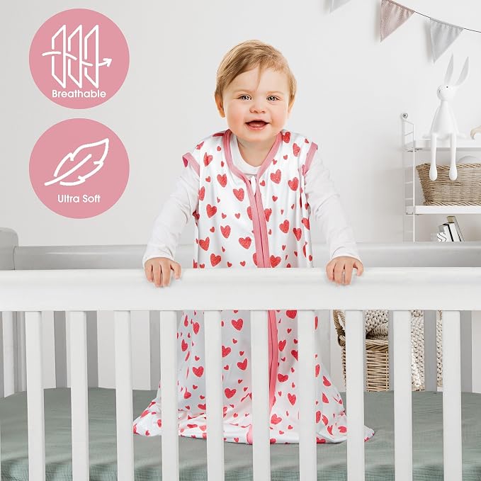 3 Pack Baby Sleep Sack 12-18 Months 100% Rayon Cotton Baby Sleeping Bag 2-Way - Image 3