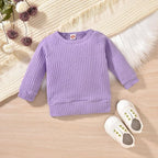 HINTINA Infant Baby Girl Knit Pullover Long Sleeve Sweater Outfits Fall Winter - Image 5