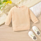 HINTINA Infant Baby Girl Knit Pullover Long Sleeve Sweater Outfits Fall Winter - Image 5
