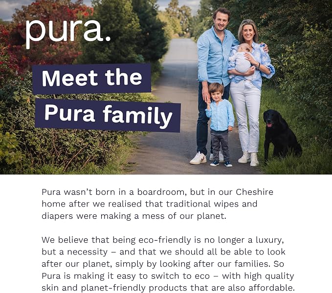 Pura Size 6 Eco-Friendly Diapers Hypoallergenic, Soft Organic Cotton, - Image 9