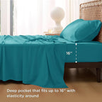 Bedsure Cooling Sheets Twin XL, Rayon Derived from Bamboo, Breathable & Soft - Image 3