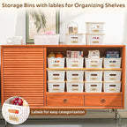8 Pack Plastic Storage Bins - Image 5