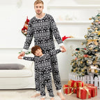 Schbbbta Family Matching Pajamas Holiday Sleepwear Long Sleeve Pjs Sets - Image 2