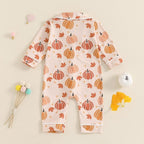 Balaflyie Baby Girl Button Down Pajamas Romper One-Piece Jumpsuit Long Sleeve - Image 2
