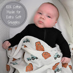LollyBanks Swaddle Blanket, 100% Cotton Muslin Swaddle Blankets - Image 2
