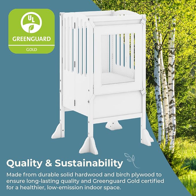 Guidecraft Kitchen Helper® Toddler Tower Step Stool - Image 4