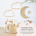 BEBE BASK Handmade Wicker Cloud Décor Set of 2 - Image 9