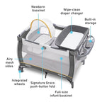 Graco Pack 'n Play Care Suite™ Bassinet Playard - Image 6