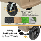 Angeles Bye Bye Buggy 6 Passenger Stroller, Sturdy Daycare Stroller - Image 3