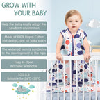 Baby Sleep Sack 12-18 Months 3 Pack Baby Wearable Blanket 100% Rayon Cotton - Image 3