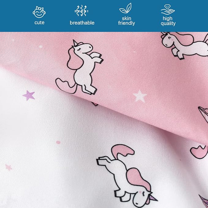 Girl Crib Sheets 2-Pack, Fitted 52'' x 28'' - Image 2