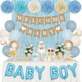 Ouddy Party Dusty Blue Baby Shower Decorations by OuddyParty